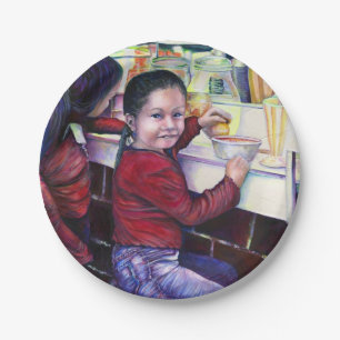 Plato De Papel Todos los buenos Chicas tienen helado