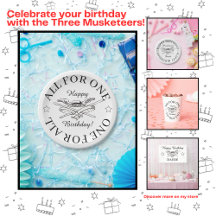 Todos por uno para todos los mosqueteros Feliz cum