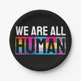 Plato De Papel Todos somos LGBTQIA+