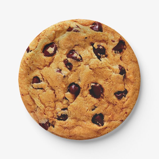 Plato De Papel Tollhouse Cookie (Anverso)