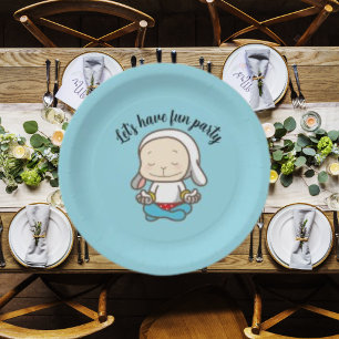 Plato De Papel Tomemos un disfraz divertido de personajes Fiestas