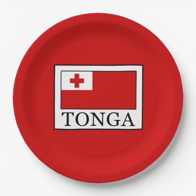 Plato De Papel Tonga (Anverso)