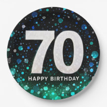 Tono verde para el 70 cumpleaños