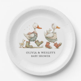 Plato De Papel Tonta Gansa 2do Baby Baby Shower