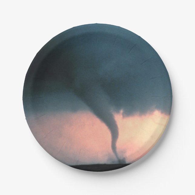 Plato De Papel Tornado (Anverso)