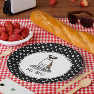 Plato De Papel Toro de foso Guay y gafas de sol (lt romano le whi