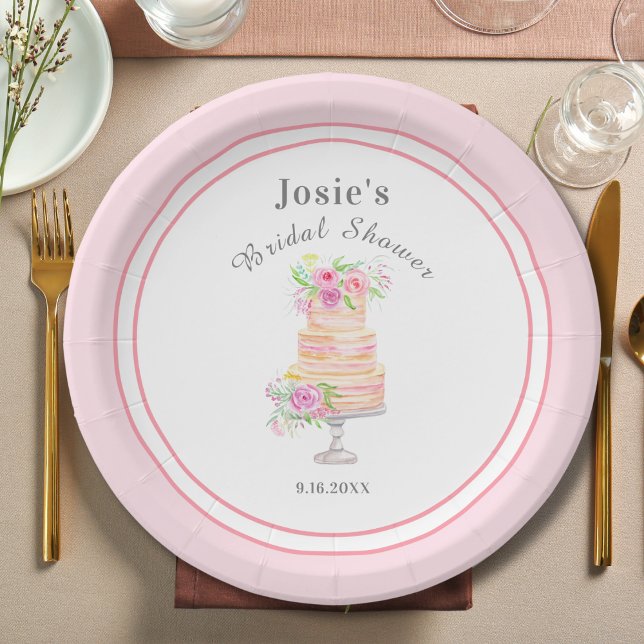 Plato De Papel Torta de Rosas en Capas Simple para Desayuno de No (Subido por el creador)