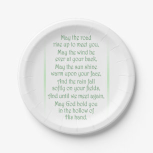 Plato De Papel Tosta irlandesa