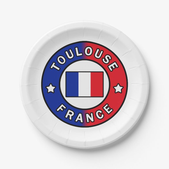 Plato De Papel Toulouse France (Anverso)
