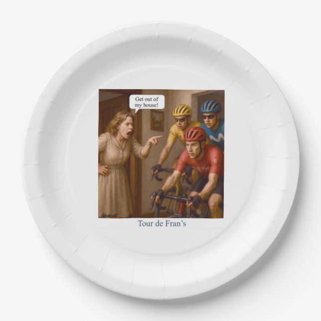 Plato De Papel Tour de Fran's (Anverso)