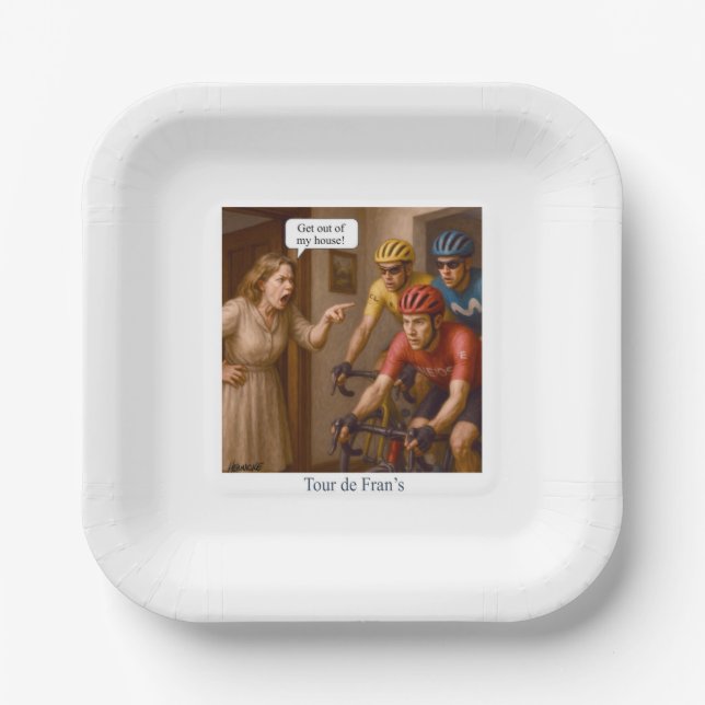 Plato De Papel Tour de Fran's (Anverso)