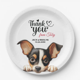 Plato De Papel Toy Fox Terrier