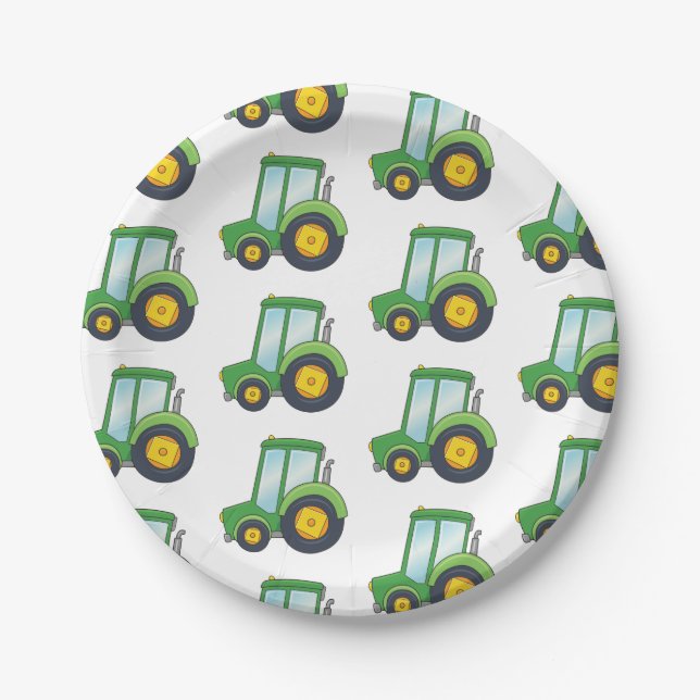Plato De Papel Tractor adaptable (Anverso)