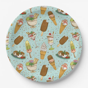 Plato De Papel Trajes dulces