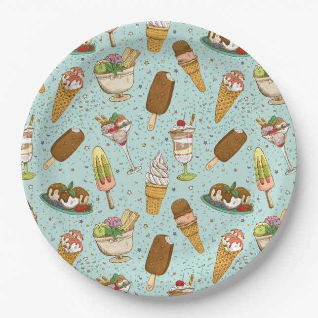 Plato De Papel Trajes dulces (Anverso)