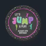 Plato De Papel Trampoline Birthday Party Plate - Chica<br><div class="desc">Perfecto artículo para celebrar ese cumpleaños especial!</div>
