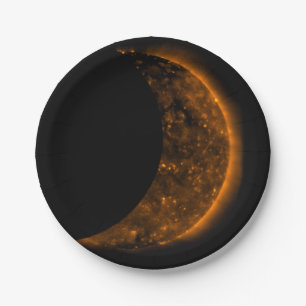 Plato De Papel Tránsito de eclipse solar