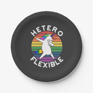 Plato De Papel Traspaso bisexual LGBT lésbico heterosexual hetero