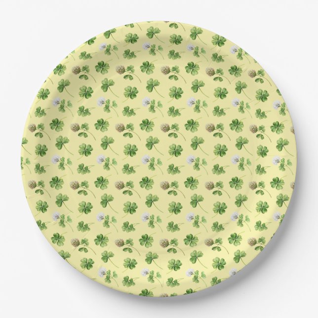 Plato de Papel Trébol (Anverso)