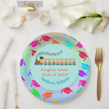 Tren de graduación colorido del tapón