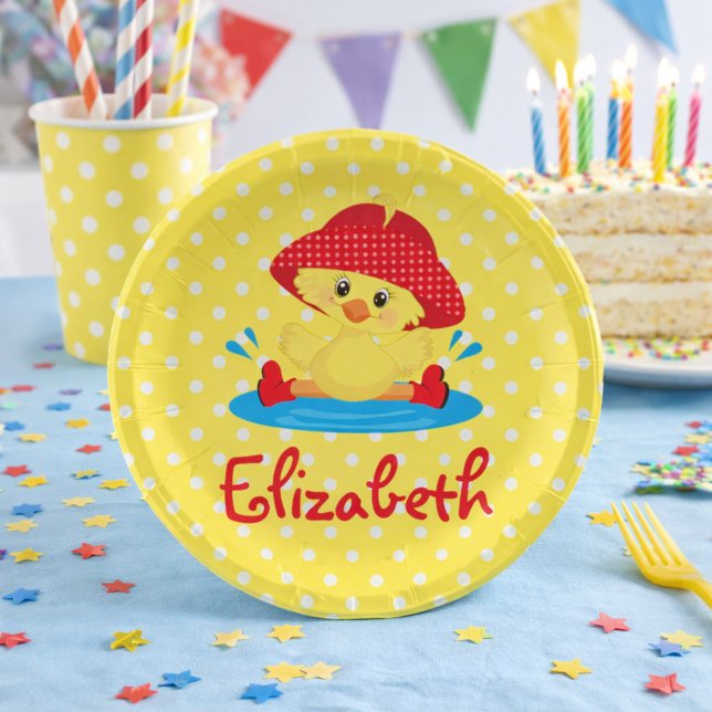 Plato De Papel Trendy Duck (Subido por el creador)