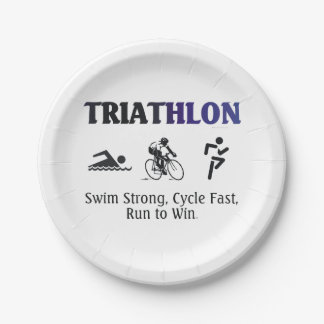Plato De Papel Triathlon SUPERIOR
