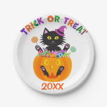 Trick O Trick De Gato De Halloween