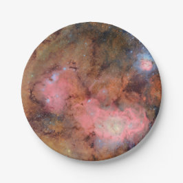 Plato De Papel Trifid and Lagoon Nebulae