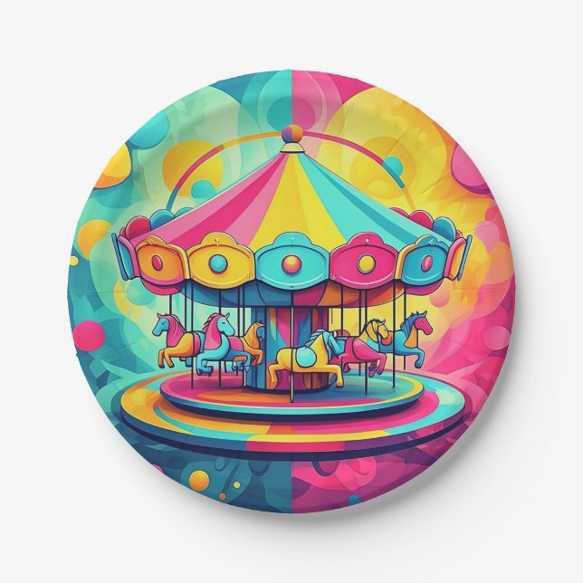 PLATO DE PAPEL " TRISTE MARAVILLA " (Anverso)