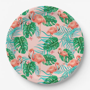 Plato De Papel Tropical