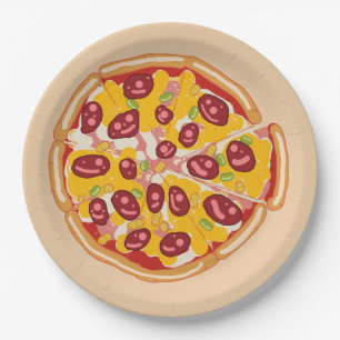 Plato De Papel "Trozo de diversión: un juguetón inspirado en una