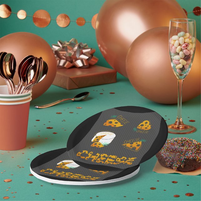 Plato De Papel Trozos De Placas De Papel Queso (Subido por el creador)