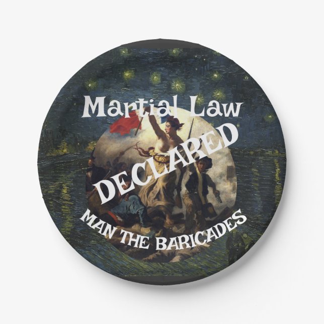 Plato De Papel Trump (Anverso)