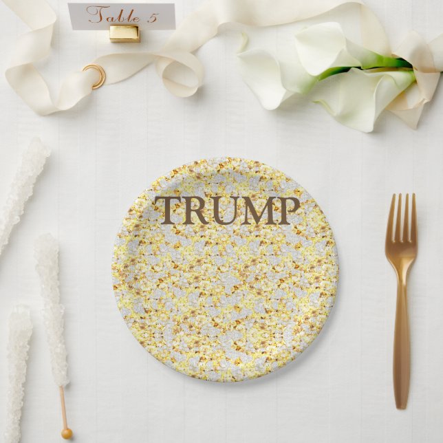 PLATO DE PAPEL TRUMP (Boda)
