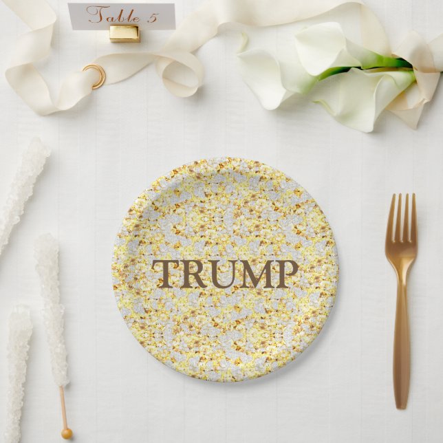 PLATO DE PAPEL TRUMP (Boda)