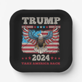 Plato De Papel Trump 2024