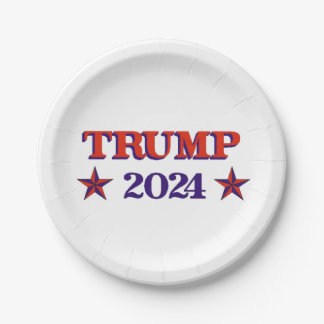 PLATO DE PAPEL TRUMP 2024