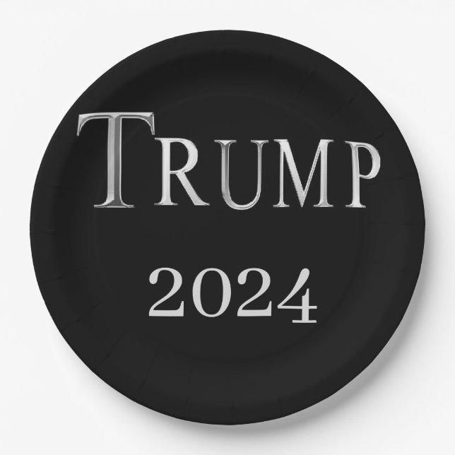 PLATO DE PAPEL TRUMP 2024 (Anverso)