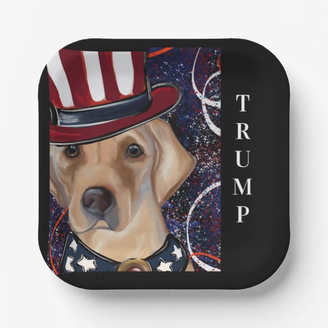 PLATO DE PAPEL TRUMP 2024 (Anverso)