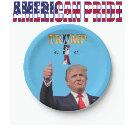PLATO DE PAPEL TRUMP 2024