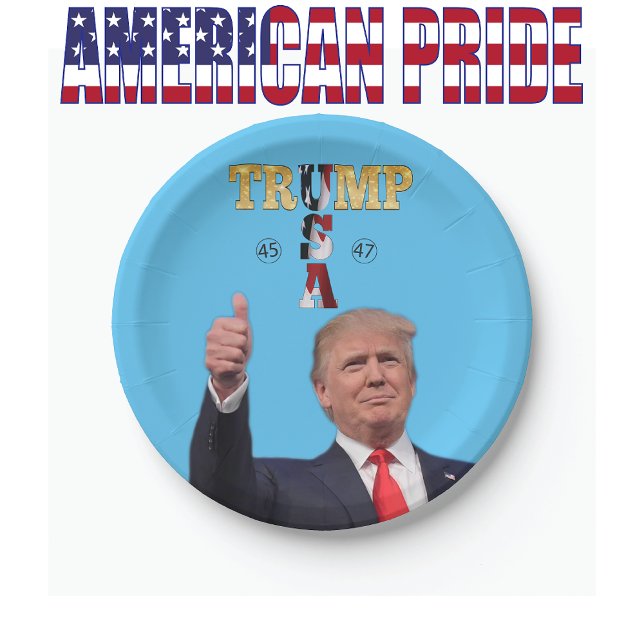 PLATO DE PAPEL TRUMP 2024 (Subido por el creador)