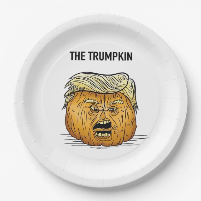 Plato De Papel Trumpkin Classic & Basic Design (Anverso)