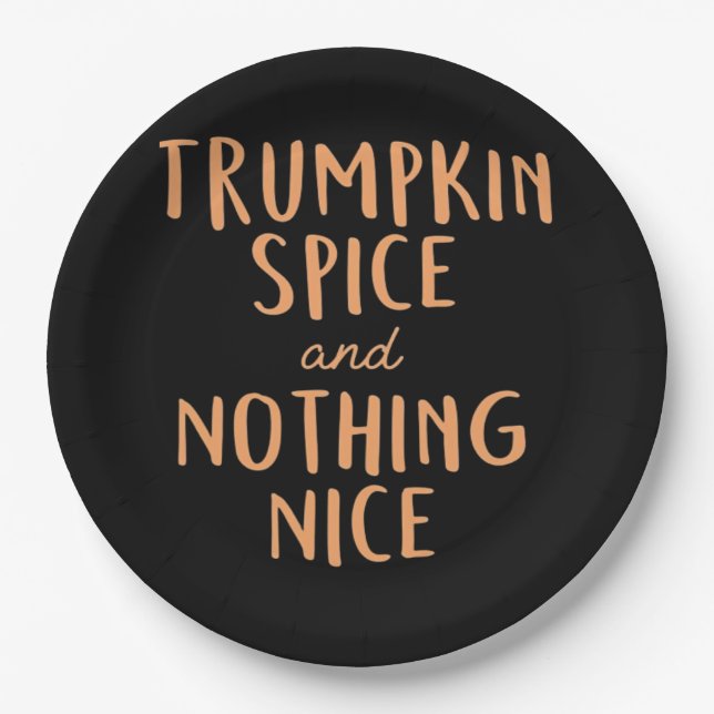 Plato De Papel Trumpkin Spice Nice (Anverso)