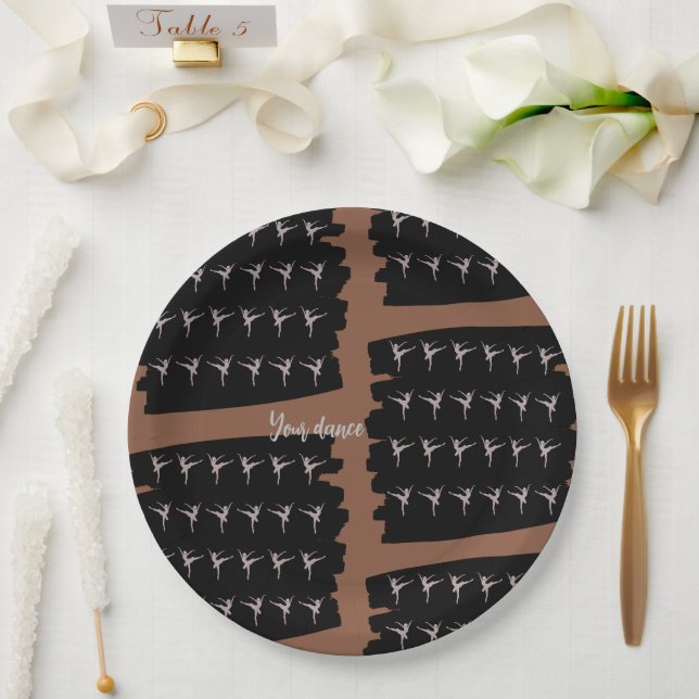 Plato De Papel Tu baile (Boda)