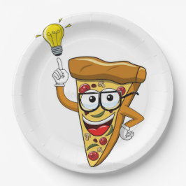 Plato De Papel Tu Simpática Pizza Plate