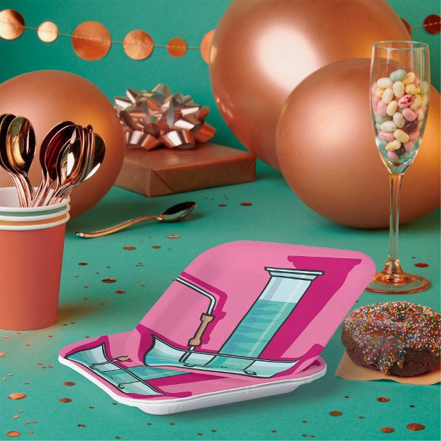 Plato De Papel Tubo de prueba de ciencia (Subido por el creador)