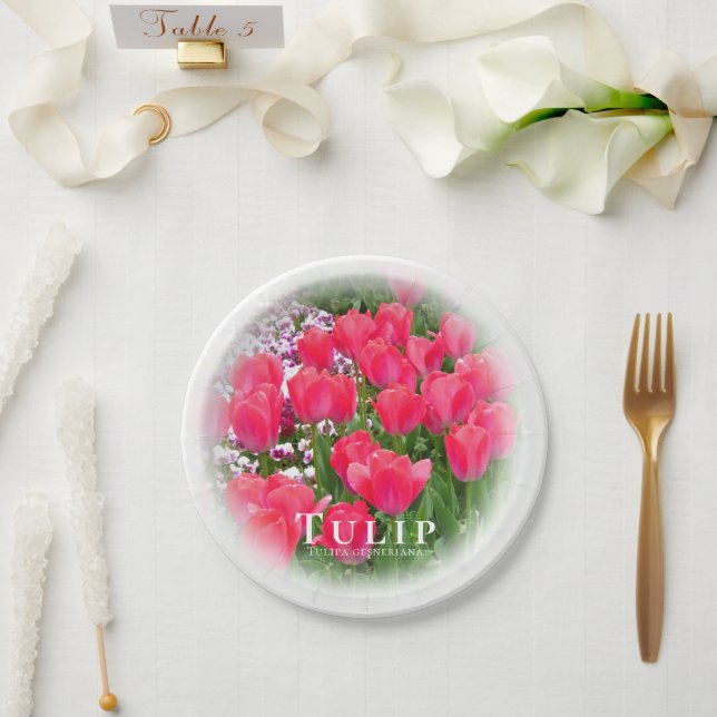 Plato De Papel Tulip (Boda)