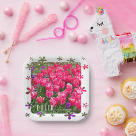 Plato De Papel Tulip