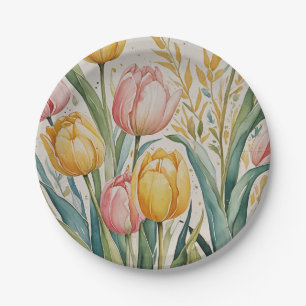 Plato De Papel Tulip Reverie