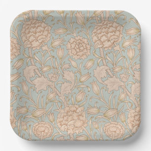 Plato De Papel Tulipán Silvestre Floral Diseño de William Morris